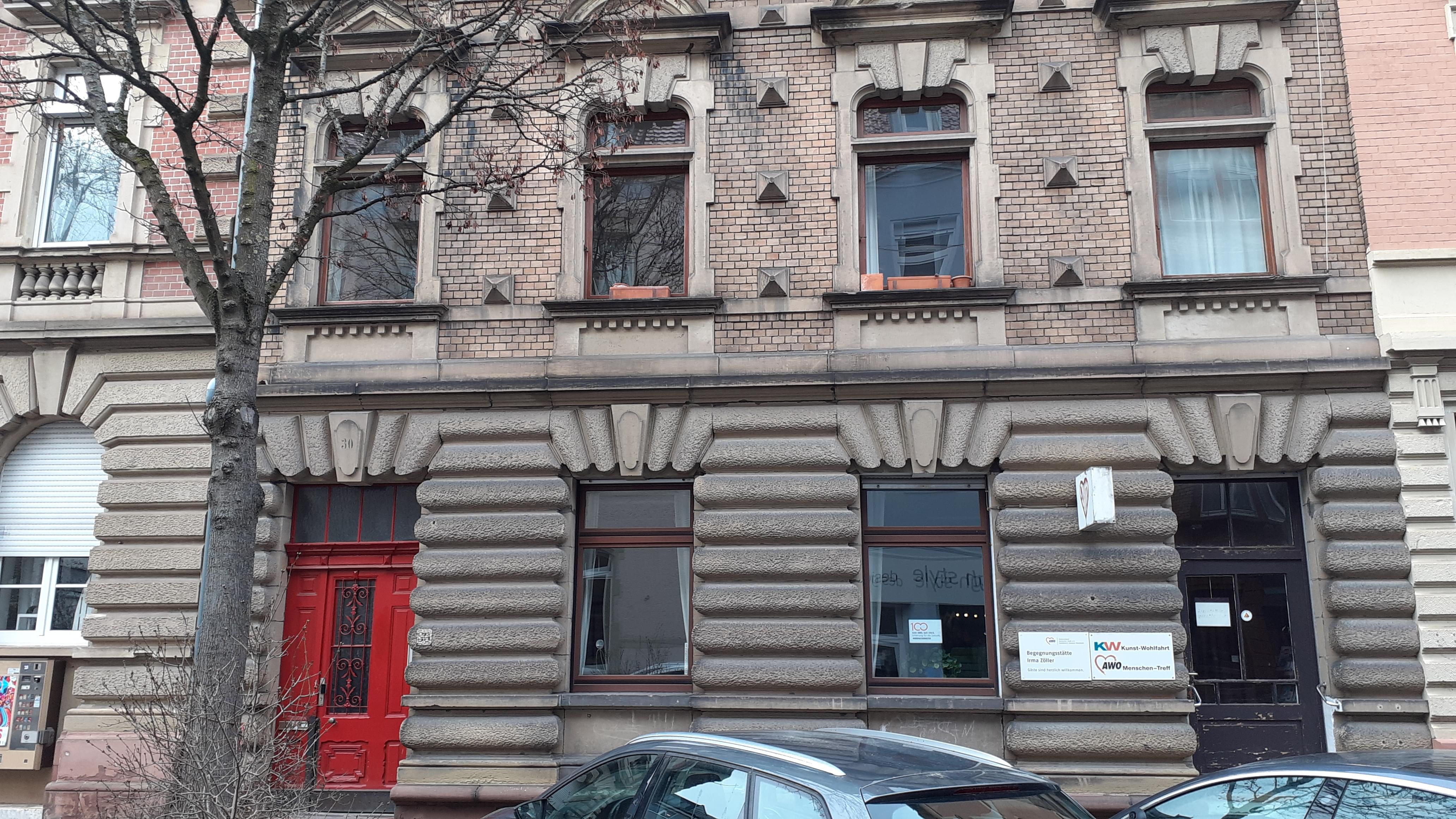 Begegnungsstätte AWO Karlsruhe Südstadt Weststadt Außenansicht Begegnungsstätte